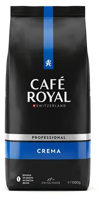 Zdjęcie produktu dla Café Royal Crema, 1 kg, Cappuccino, Espresso, Latte macchiato, Ristretto, 100% Arabica, 1 szt., Torba