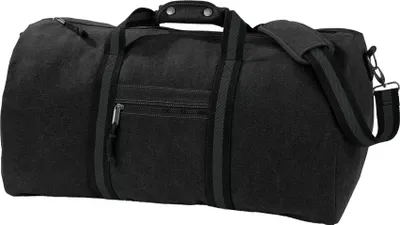 Produktbild von Quadra Segeltuch-Tasche / Reisetasche, 45 l BC767 (Einheitsgröße) (Vintage Schwarz)