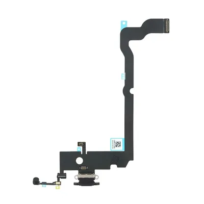 Produktbild von Ladebuchse Dockconnector Lightning Charging Port Schwarz für iPhone XS Max