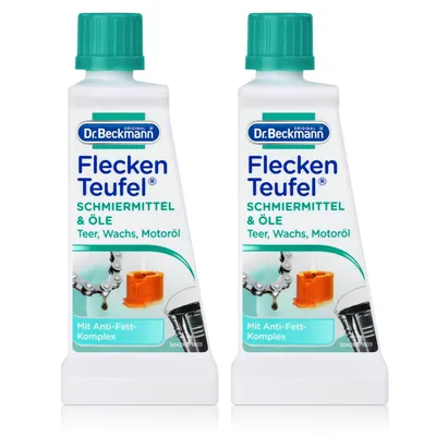 Produktbild von 2x Dr. Beckmann Fleckenteufel Schmiermittel / Öle 50 ml - Mit Anti-Fett-Komplex