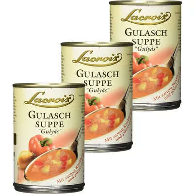 Obrázok produktu pre Lacroix gulášová polievka jemná hovädzia s pikantnou príchuťou 400 ml balenie 3