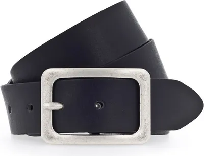 Produktbild von Vanzetti Leder Gürtel Neon Booster 35mm Full Leather Belt W85 Black schwarz
