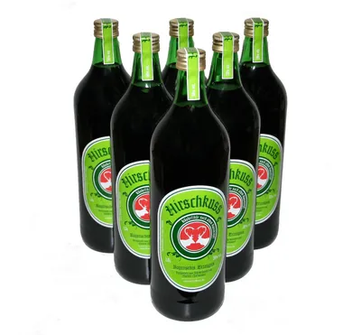 Produktbild von Hirschkuss Kräuterlikör 38% Vol. 6 Flaschen a´ 1 L Liter
