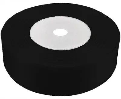 Produktbild von Netuno Satinband Schwarz 25mm Breite 32m Rolle