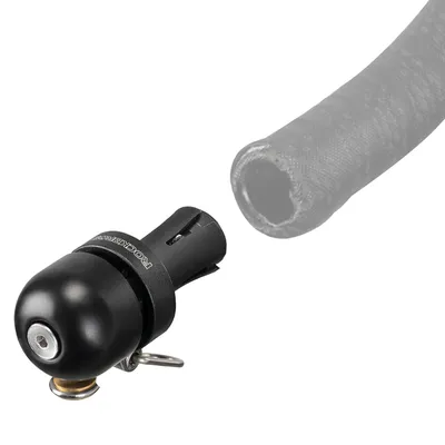 Produktbild von ROCKBROS Fahrrad Klingel Mini Lenkerendstofen Wasserabweisend für 22,2mm Rennrad Dropbar Lenker Schwarz