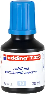 Produktbild von Edding Permanentmarker Nachfülltinte T 25 30 ml hellblau