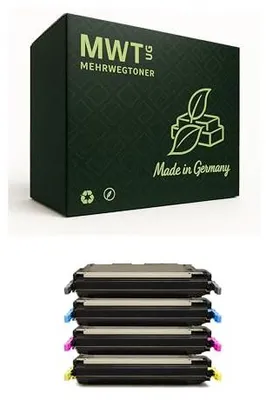 Mehrwegtoner 4x Tonerkartusche kompatibel mit HP CB400A + CB403A Set aus 4 – Produktansicht 1