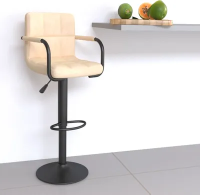Produktbild von Maison Exclusive - Barhocker Creme Samt