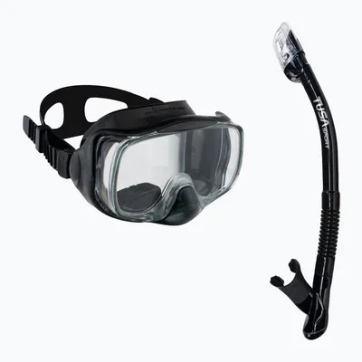 Produktbild von TUSA Tauchset Maske + Schnorchel Schwarz UC-3325P
