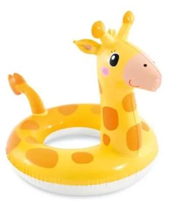 Produktbild von INTEX 59221NP Schwimmring Big Animal für Kinder 3-6 Jahre Vinyl 0,23mm Pool Giraffe