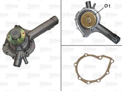 Produktbild von VALEO Kühlmittelpumpe Wasserpumpe passend für MERCEDES-BENZ SPRINTER 3-t Kasten (903) 506592