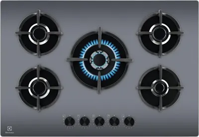 Immagine prodotto di Electrolux EGG75372M Piano cottura Specchio Da incasso 74 cm Gas 5 Fornelli