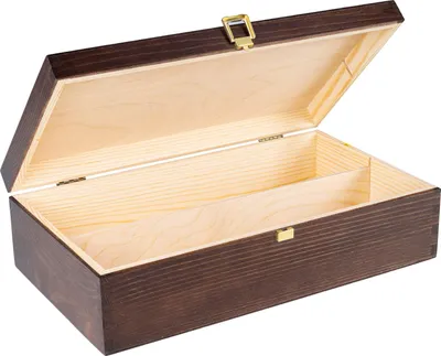 Image de Creative Deco Boîte Caisse à Vin en Bois Marron 35 x 21 x 11 cm 2 Bouteilles