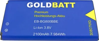 Produktbild von Goldbatt Akku für Samsung Galaxy S5 mini ( G800 ) EB-BG800BBE Dx SM-G800F EB-BG8000
