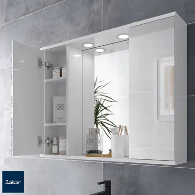 Immagine prodotto di Salgar Spiegelschrank LOIRA 800 2 Glastüren