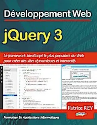Produktbild von jQuery 3 avec Visual Studio Code