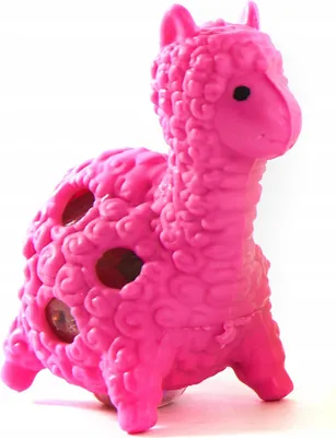 Produktbild von Alpaka Lama Squishy Anti-Stress Spielzeug Knautschfigur zum Drücken für Kinder