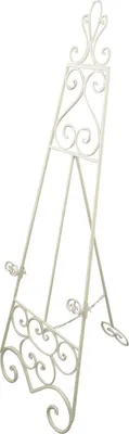 Produktbild von Staffelei 152cm Bilderständer Aufsteller Nostalgie Eisen Antik-Stil weiss