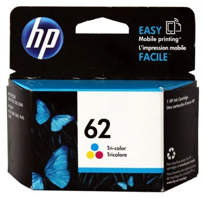 Produktbild von HP 62 (C2P06AE) Original Druckerpatrone Farbe für HP ENVY 55xx, 56xx, 7640, HP OfficeJet 200, 250, 57xx