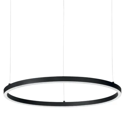 Produktbild von Moderne Hängeampel Aluminium-Kunststoff Schwarz Led 32W 3000K