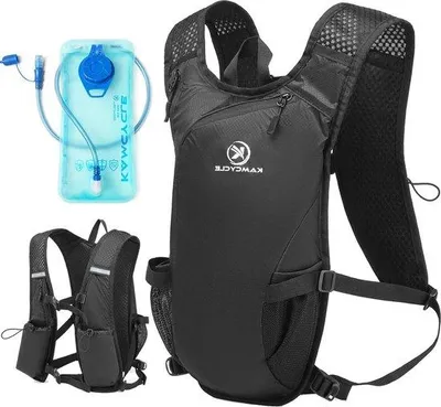 Image de Sac pour gourde de 2 litres - sans BPA - réfléchissant - pour la course à pied, le vélo et le jogging