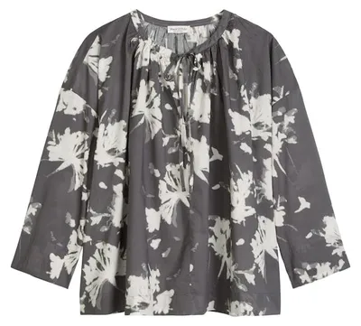 Produktbild von Woven Blouses Longsleeve 0532 Dark Grey_Multi_01 Größe 42