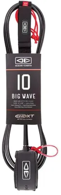 Zdjęcie produktu dla Ocean & Earth Premium One Xt – smycz do deski surfingowej na duże fale, czarna, 10'0"