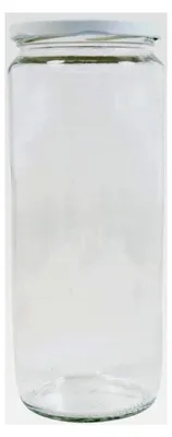 Produktbild von 4er Set Vorratsglas 1,1 Liter mit Schraubverschluss und Beschriftungsetiketten