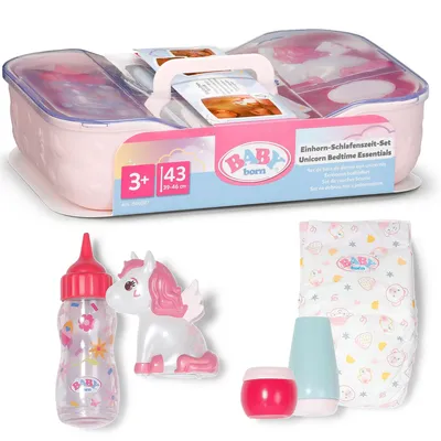 Produktbild von BABY born Einhorn Schlafenszeit Set mit Zubehör & Nachtlicht