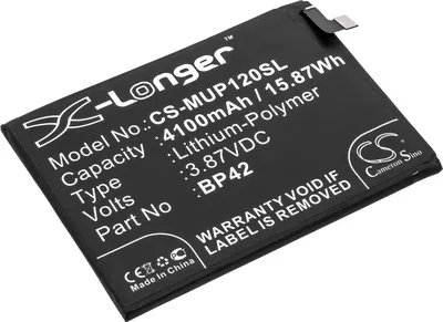 Produktbild von TECHTEK Akku Kompatibel mit [Xiaomi] M2101K9AG, M2101K9C, M2101K9G, Mi 11 Lite, Mi 11 Lite 4G, Mi 11 Lite 5G, Mi 11 Youth 5G Ersetzt BP42