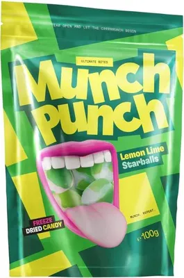 Produktbild von Munch Punch Ultimate Bites Lemon Lime Starballs 100g