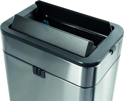 Obrázek produktu pro MAUL Odpadkový koš MAULwing 40 l nerezová ocel plast 45,6 x 27,7 x 66,7 cm stříbrný