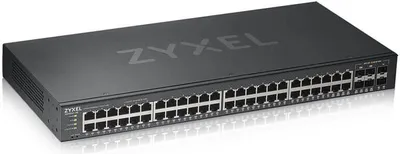Zdjęcie produktu dla Zyxel GS1920-48V2, Zarządzany, Gigabit Ethernet (10/100/1000), Możliwości montowania w stelażu