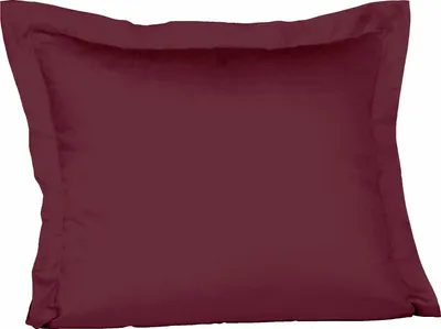 Produktbild von fleuresse Mako Satin Kissenbezug Colours Uni 35x40 cm Pflaume