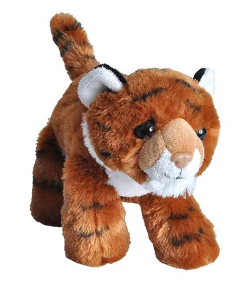 Produktbild von knuddeliger Tiger Junior 18 cm Plüsch orange/weiß