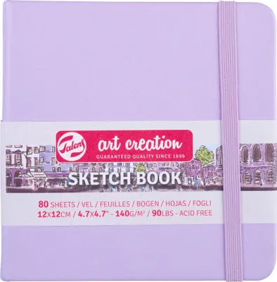 Zdjęcie produktu dla Szkicownik Royal Talens 9314134M ROYAL TALENS Art Creation, 120 x 120 mm, fioletowy