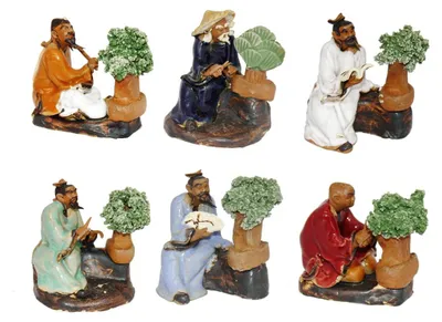 Image de Jeu de figurines Bonsaï - Maître Bonsaï - 6 figurines différentes