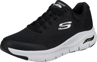 Produktbild von Skechers Arch Fit - Schwarz / Weiß Polyester Größe: 48.5 Normal