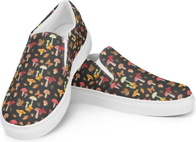 Produktbild von Mr. & Mrs. Panda Halbschuhe Pilze Schmetterlinge Größe 42 1/2 - Grau - Geschenk, Nachtfalter, Slipper Damen, Mokassins, Loafer, Schmetterling Muster, Damenschuhe, Für