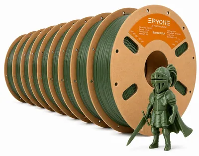 Zdjęcie produktu dla Włóknina do druku 3D, materiał PLA, konstrukcja zapobiegająca splątwaniu, kolor: oliwkowy (armia)