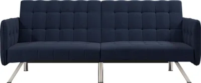 Produktbild von Esmagul | Schlafsofa 3 Sitze in Leinen Marineblau