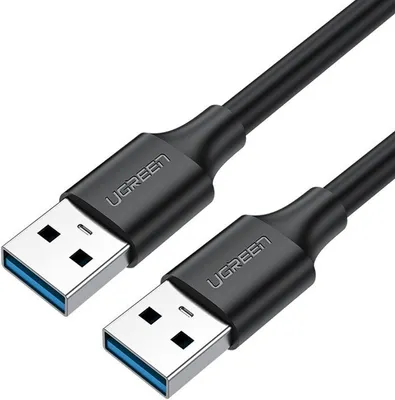 Zdjęcie produktu dla Ugreen 10369, 0,5 m, USB A, USB A, USB 3.2 Gen 1 (3.1 Gen 1), Czarny