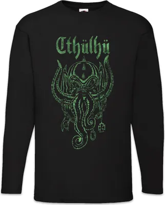 Produktbild von Urban Backwoods Cthülhü, Langarm T-Shirt, Farbe: Schwarz, Größe: 2XL