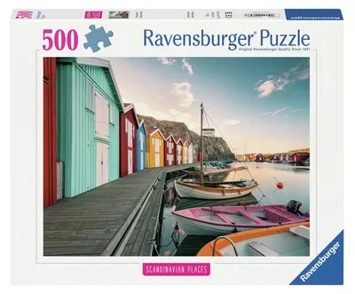 Image de Ravensburger Legpuzzel Bootshauser in Smogen, Schweden, 500st.