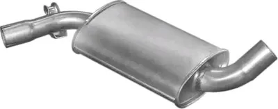 Produktbild von POLMO 30.10 Mittelschalldämpfer Schalldämpfer für VW GOLF II (19E, 1G1) Jetta II (19E, 1G2, 165)