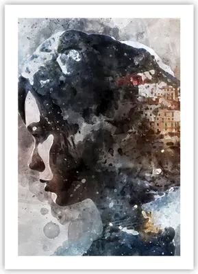 Produktbild von Poster - Poster ohne Rahmen - Frau Abstraktion - 50x70 cm - Wand Bild - Wanddeko - Wandbilder - Kunstposter - Wandposter - Bilder - Kunstdruck - Wanddekoration - Wandbild - P2XPA50x70-3956