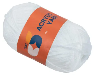 Zdjęcie produktu dla Colorations – przędza akrylowa, biała, 50 g