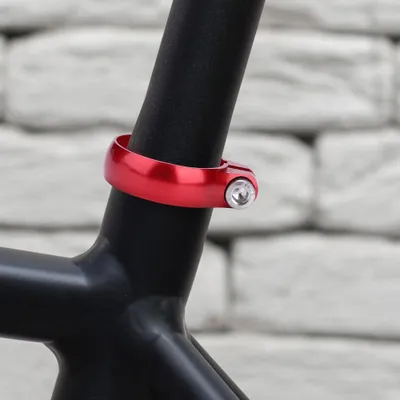 Produktbild von Fahrradsattelklemme, Fahrradbolzenklemme, Fahrradbolzenklemme, Praktisches Design, Schnellspanner-Fahrradklemme, 2 Farben, Langlebige Fahrradsattelsttzenklemme,