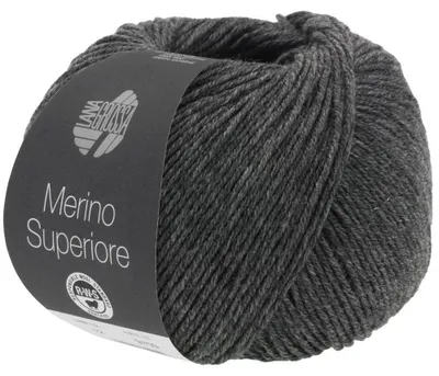 Produktbild von Lana Grossa - Merino Superiore 0006 dunkelgrau