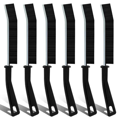 Fugenreinigungsbürste 6er-Set, schwarz, für enge Stellen